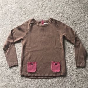 Boden sweater top brown